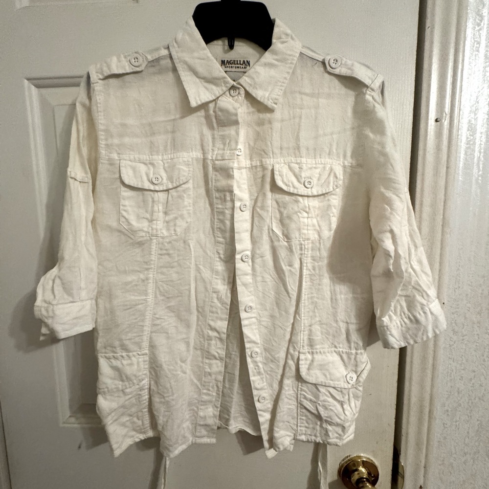 Magellan linen like shirt